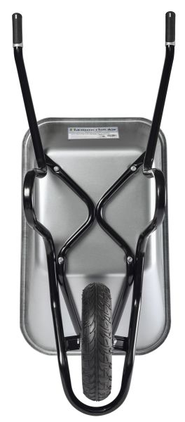 HAEMMERLIN Bauschubkarre Schubkarre Aktiv Excellium Plus 120 Luftrad 120l 250kg 