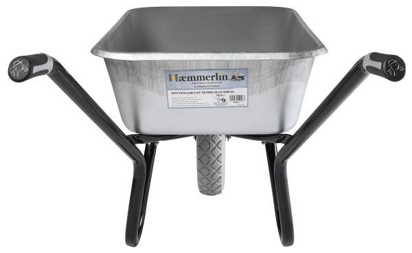 HAEMMERLIN Bauschubkarre Schubkarre Aktiv Excellium Plus 120 PU-Rad 120l 250kg