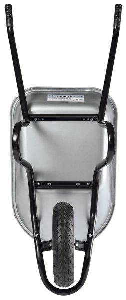 HAEMMERLIN Profi Bauschubkarre Schubkarre Aktiv Bau 95 Tiefmulde 150kg 95 Liter