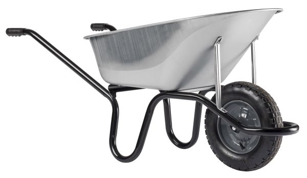 HAEMMERLIN Profi Bauschubkarre Schubkarre Aktiv Bau 95 Tiefmulde 150kg 95 Liter