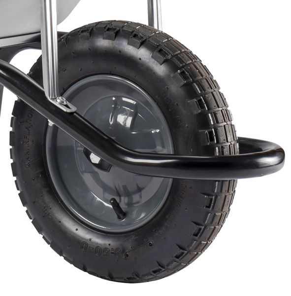 HAEMMERLIN Profi Bauschubkarre Schubkarre Aktiv Bau 95 Tiefmulde 150kg 95 Liter