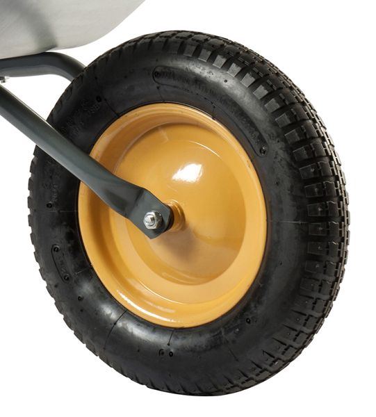 HAEMMERLIN Marken Schubkarre Gartenkarre Schiebkarre Kit 80 verzinkt 80l Luftrad
