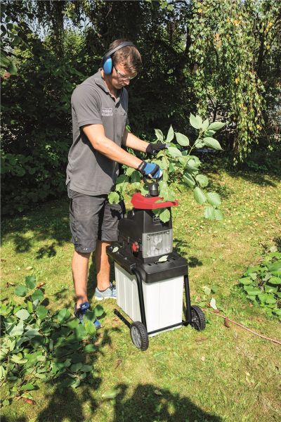 Scheppach GS60 Gartenhäcksler Elektro Leisehäcksler Walzenhäcksler Schredder 