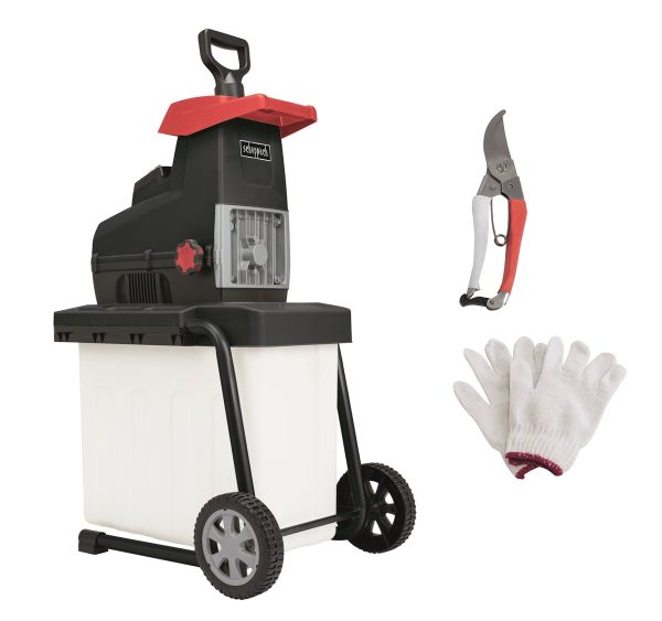 Scheppach GS60 Gartenhäcksler Elektro Leisehäcksler Walzenhäcksler Schredder 