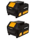 2x Batavia Maxx Pack Akku 5Ah 18V Ersatzakku Ersatz-Akku Systemakku 7063735