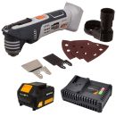 Batavia Akku Multifunktionswerkzeug Oszillierer mit 1x4Ah Akku+Schnellladegerät