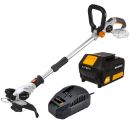Batavia 7062515 Akku Rasentrimmer Motorsense Freischneider 1x5Ah Akku +Ladegerät
