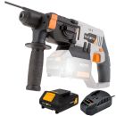Batavia Profi Akku Bohrmaschine Schlagbohrmaschine Bohrhammer 1x2Ah Akku+Ladeg.