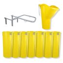 Sirl Profi XXL Bauschuttrutsche Schuttrutschen Schuttrohr SET (9-tlg. 8,48m)