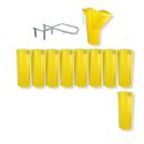 Sirl Bauschuttrutsche Schuttrutsche Schuttrohr Profi XXL SET (11-tlg. 10,58m)  