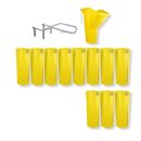 Sirl Profi XXL Bauschuttrutsche Schuttrutschen Schuttrohr SET (13-tlg. 12,68m) 