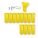 Sirl Profi XXL Bauschuttrutsche Schuttrutschen Schuttrohr SET (14-tlg. 13,73m)