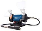 SCHEPPACH HG35 Schleifmaschine Poliermaschine Doppelschleifer 103-tlg Zubehör