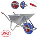 BPA Schubkarre pannensicher Vollgummirad Bauschubkarre 100l Mulde ***2.WAHL*** 