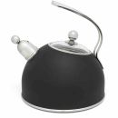 BREDEMEIJER Flötenkessel schwarz matt 2,5 l 23x21x23,5 cm aus Edelstahl