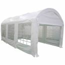 SIENA GARDEN Event Pavillon, Zelt, Partyzelt, 3x6 m, rechteckig, weiß, Fenster