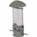SIENA GARDEN Vogelfuttersäule Vogelhaus Iron Line für Mischfutter, 220x145x70mm