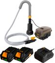 Batavia Akku Regenfasspumpe Wasserpumpe Regentonnenpumpe 18V inkl 2x2Ah Akku+LG