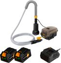atavia Akku Regenfasspumpe Wasserpumpe Regentonnenpumpe 18V inkl 2x4Ah Akku+LG