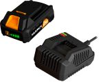 Batavia 7062517 Li Ion Akku 18V 2Ah Ersatzakku Systemakku + Ladegerät
