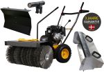 TEXAS Handy Sweep 710B Set Kehrmaschine Benzin 70cm Laubsammler Schneeschieber