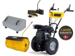 TEXAS Combi 800B 4in1 Benzin Kehrmaschine Schneeräumer Grastrimmer Laubkehrer
