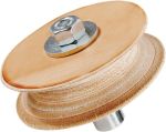 SCHEPPACH Schleifer Zubehör Abziehscheibe Leder 100mm für Tiger Schleifmaschine