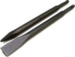 SCHEPPACH SDS Plus Spitzmeißel Flachmeißel Set Meißel 2 Stück