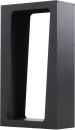 MAGNUS Brennholzregal R159 Schwarz Kaminregal Holzregal Ofenregal Regal 