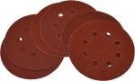 GÜDE Schleifpapier Set 6 Stk 125mm Schleifscheiben Tellerschleifer Klett 