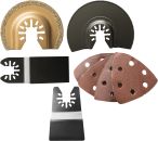 GÜDE Multiwerkzeugset 8 teilig Zubehör für Multiwerkzeug 