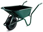 ALTRAD LIMEX Bauschubkarre Schubkarre grün 100l PP-Mulde und Vollgummirad 150kg
