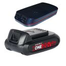 MATRIX Akku-Set 20V – Ersatzakku und USB-Adapter für flexible Powerbank-Nutzung 