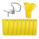 Sirl Profi XXL Bauschuttrutsche Schuttrutschen Schuttrohr SET (10-tlg. 9,53 m)  