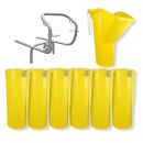 Sirl Profi XXL Bauschuttrutsche Schuttrutschen Schuttrohr SET (8-tlg. 7,43m)  