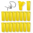 Sirl Profi XXL Bauschuttrutsche Schuttrutschen Schuttrohr SET (19-tlg. 18,98m)  