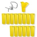 Sirl Profi XXL Bauschuttrutsche Schuttrutschen Schuttrohr SET (16-tlg. 15,83m) 