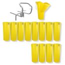 Sirl Profi XXL Bauschuttrutsche Schuttrutschen Schuttrohr SET (14-tlg. 13,73m)  