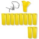 Sirl Profi XXL Bauschuttrutsche Schuttrutschen Schuttrohr SET (12-tlg. 11,63m)  