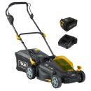 TEXAS Rasenmäher Akku 18V elektro Mulcher Razor 3300Li inkl. Akku 3,0Ah u. Ladeg 