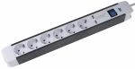 as-Schwabe 18212 6-fach Steckdosenleiste mit 2xUSB, Schalter, 1,5m *NEU*