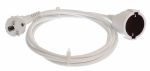 as-Schwabe 50311 PVC-Verlängerung 3m, weiß, Stecker u. Kupplung ***NEU***