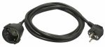 as-Schwabe 50312 PVC-Verlängerung 3m, schwarz, Stecker u. Kupplung ***NEU***