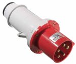 as-Schwabe 60423 CEE-Stecker 400V/63A, rot, Schraubanschlüssen 400V/63A ***NEU***