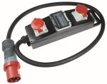 as-Schwabe 60807 Vollgummi-Steckdosenleiste S11, 3polig 400V/63A/43kW-IP 44- *NEU*