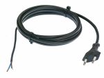 as-Schwabe 70642 Euro-Anschlussleitung, schwarz, 1,5m H03VVH2-F 2x0,75  ***NEU***