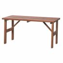 H.G. 165083 Tessin Tisch eckig, 150x72 cm, braun ***NEU*** 