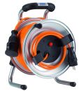HEDI G1S40QTF Stahlblech Gerätekabeltrommel Primus 40 m für Außen Outdoor