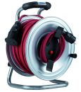 HEDI G2S50NTF010 Stahlblech Kabeltrommel Professional 50m Outdoor Außen silber