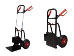 ProBauTec Sackkarre klappbar Stapelkarre 200kg Luftrad Transportkarre 1-2-3